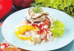 Овощное рагу с рисом