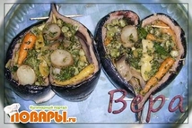 Шаг 4: Заполнить овощным фаршем наши рыбные …