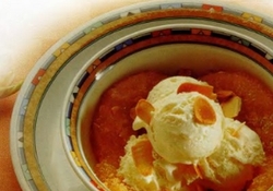 Рецепт: Мороженое с ананасом