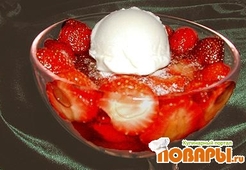 Клубника с шампанским