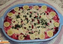 Рецепт: Селёдка под шубой