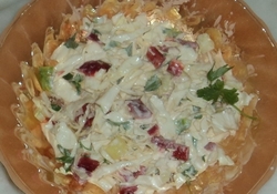 Рецепт: Салат из капусты с болгарским перцем