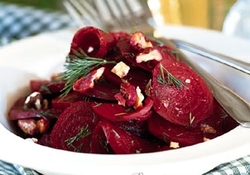 Рецепт: Свекла, тушёная в сметане