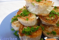 Рулетики с курицей