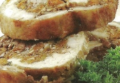 Рулет из курицы с курагой