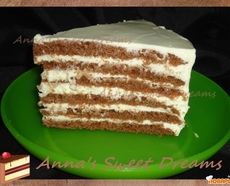 Рецепт: Многослойный шоколадный торт