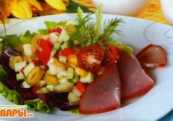 Рецепт: Австралийский салат с ветчиной