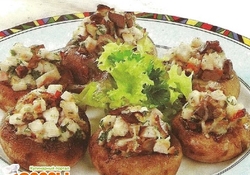 Рецепт: Грибы фаршированные