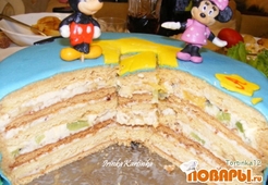 Торт нежный домашний Медовик (рецепт бабушки)