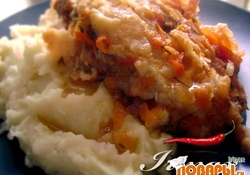 Рецепт: Треска под маринадом