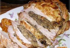 Филе индейки фаршированное