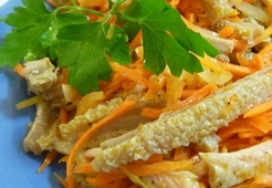 Салат "Рубец с овощами"