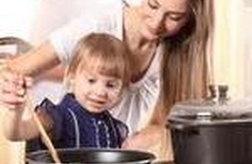 Развивающий «центр» для детей прямо на кухне