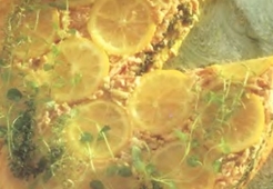 Флэн из тунца и шпината