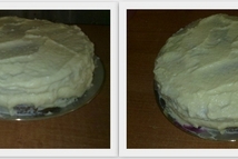 Шаг 5: Начинаем сборку тортика. Каждый корж …