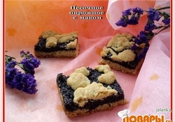 Рецепт: Песочные пирожные с маком