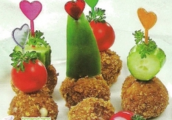 Рецепт: Хрустящие мясные шарики