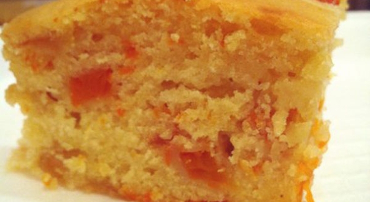 Лимонный бисквит с тыквой