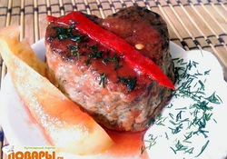 Рецепт: Печеночное суфле "Сердечный ужин"