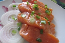 Шаг 1: Разделать тушку семги на филе, …