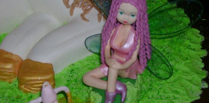 Шаг №11 МК Торт "Фея и единорог" от Аннули