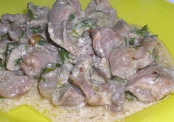 Рецепт: Поджарка с подливкой