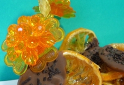 Карамелизованные лимоны в шоколаде