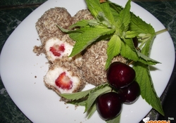 Рецепт: Творожные клецки "Нежность"