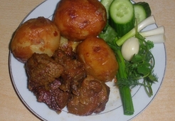 Казан-кабоб с луком