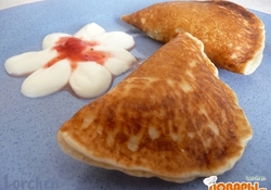 Рецепт: Катаеф с творожным сыром и зеленью