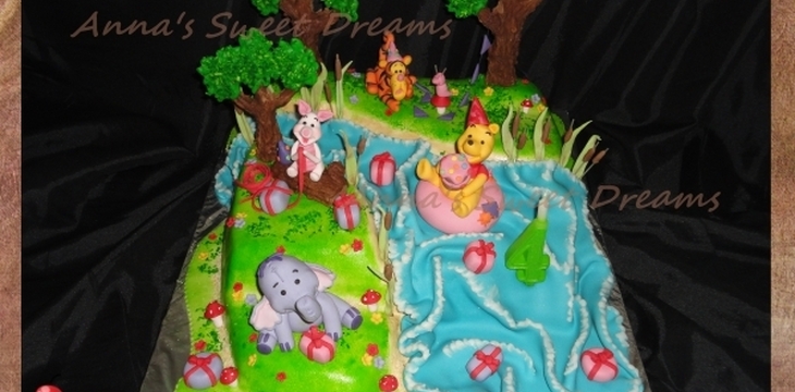 Шаг №19 Винни Пух из мастики от Annula