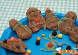 Рецепт: Шоколадные кексы без масла!