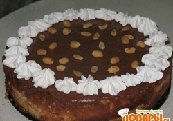 Рецепт: Торт Абрикосово-шоколадная 