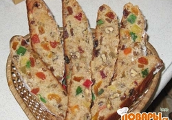 Рецепт: Бискотти медовые