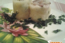 Шаг 3: Завернуть роллами. Снять пленку, разрезать …