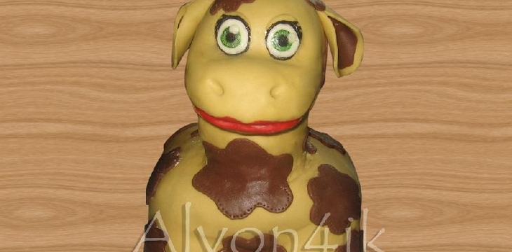 Шаг №6 МК Жирафа - Жоржетта 3D от Алёнчик