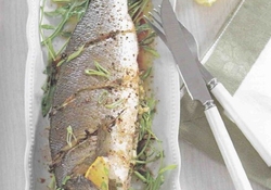 Рецепт: Сибас в кантонском стиле