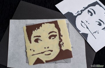 Шоколадный портрет в домашних условиях