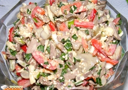 Рецепт: Салат "Сердечные дела"