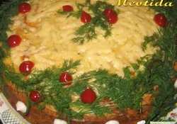 Рецепт: Блинный пирог "Широкая масленица"