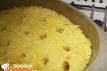 Шаг 4: Проткните рис до самого дна …