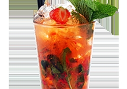 Рецепт: Мохито малиновый