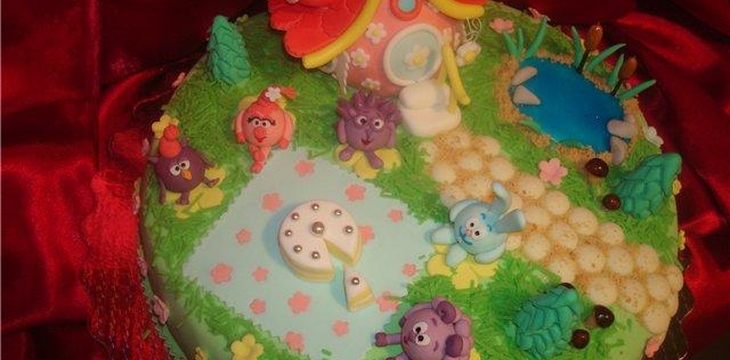 Шаг №14 Смешарики. Домик Нюши от Ksenechka