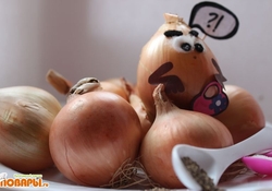 Рецепт: Луковый гарнир