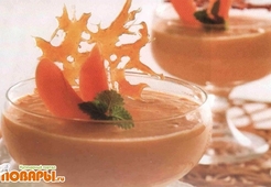 Десерт с карамелью