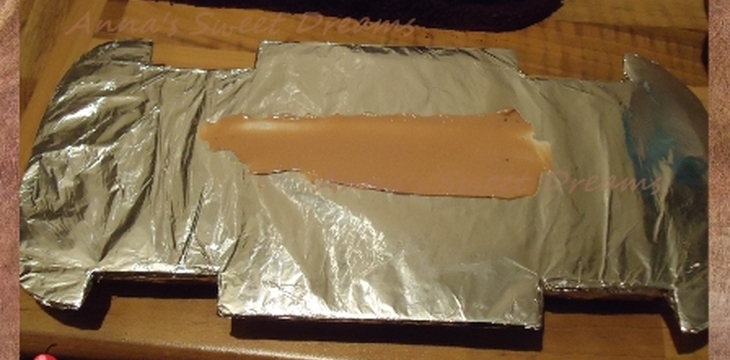 Шаг №3 МК Торт Автомобиль Subaru