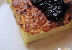 Рецепт: Твороженная запеканка с рисовой мукой