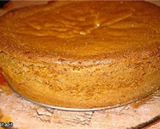 Рецепт: Нежный ореховый высокий бисквит