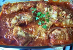 Рыба запеченная в томате