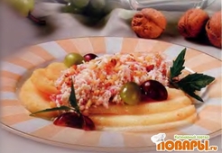 Грушевый cалат с кремом